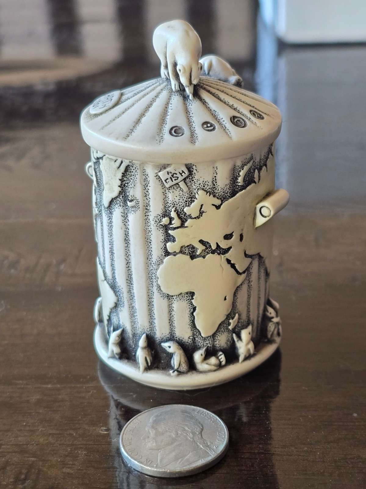 ** RARE** HARMONY KINGDOM Planet Dustbin AND Planet Dustbin II ***RETIRED***