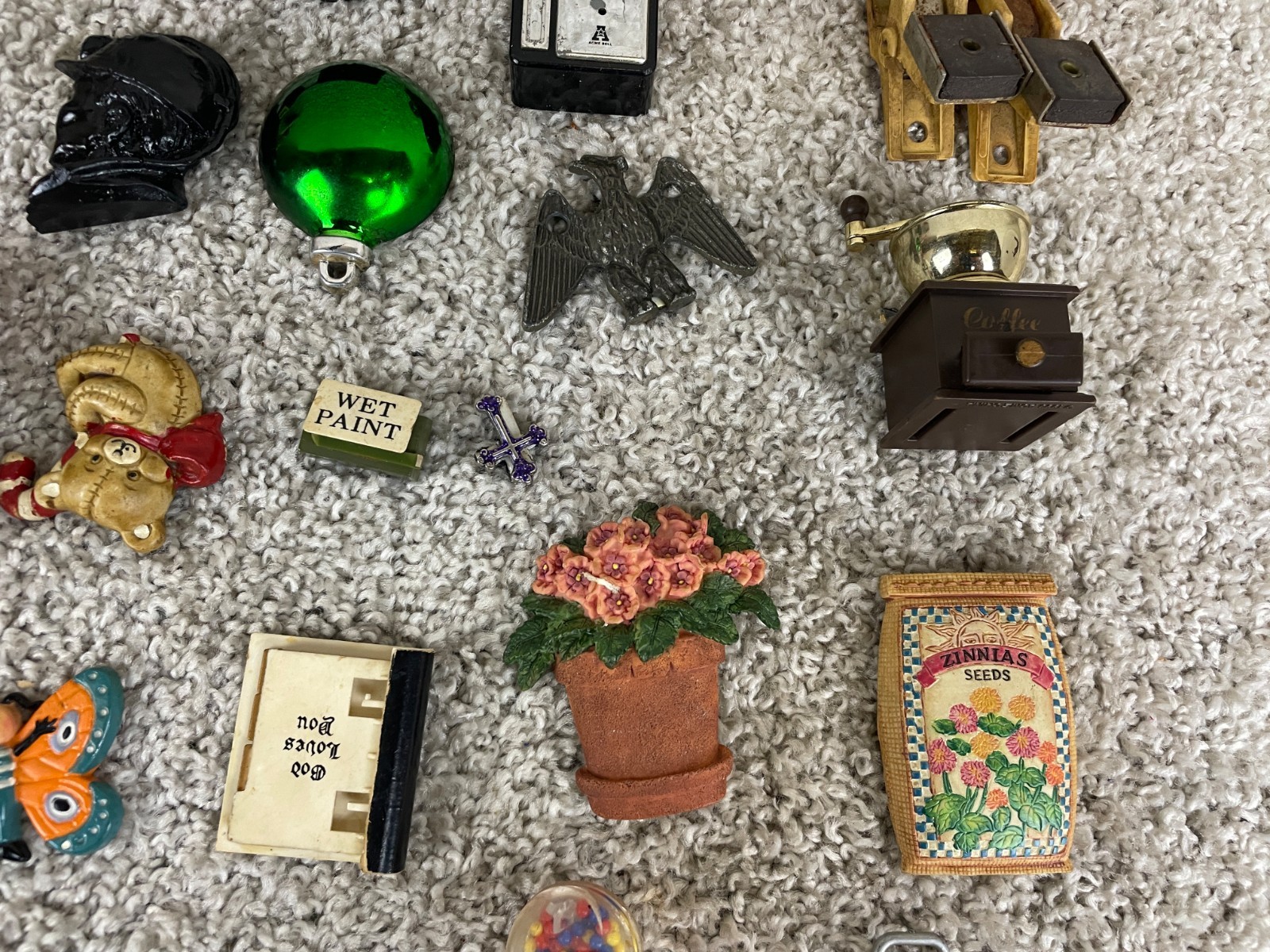 Lot of Assorted Mini Figurines Decorative Novelty Kitchen Fridge Magnets