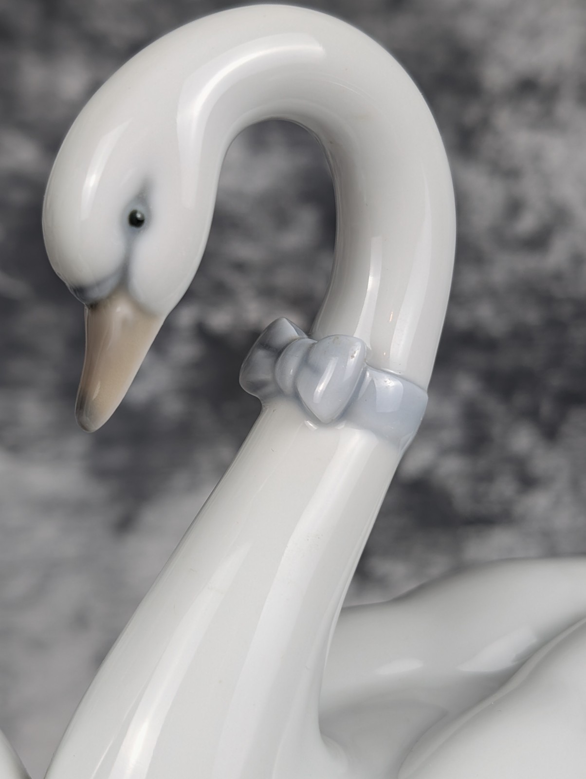 LLADRO Spain “Endless Love” Swans Figurine #6585 Bridal Wedding Anniversary 2005