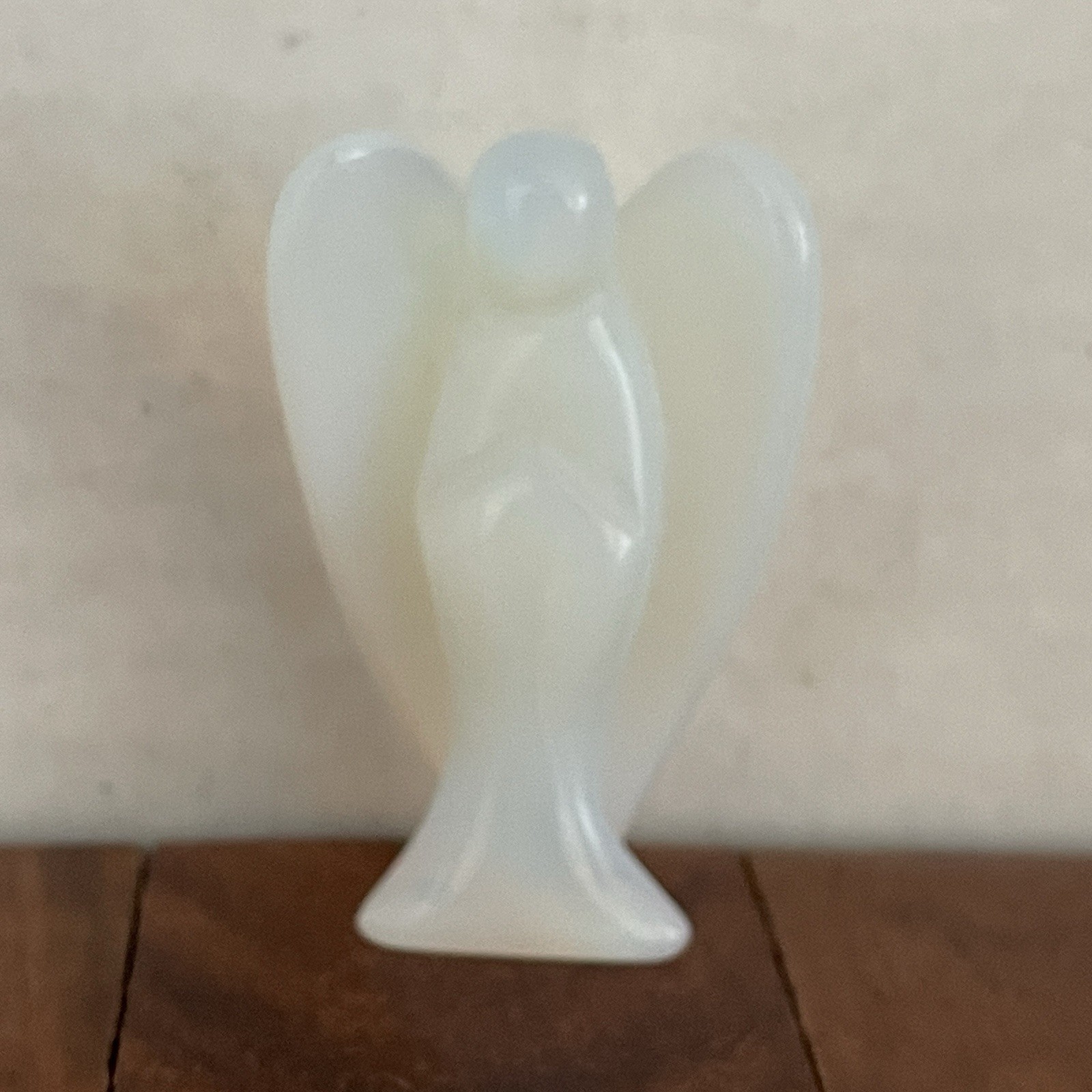 Artistone Guardian Angel Healing Opalite Gemstone Figurine 2″ Hope Calm Healing