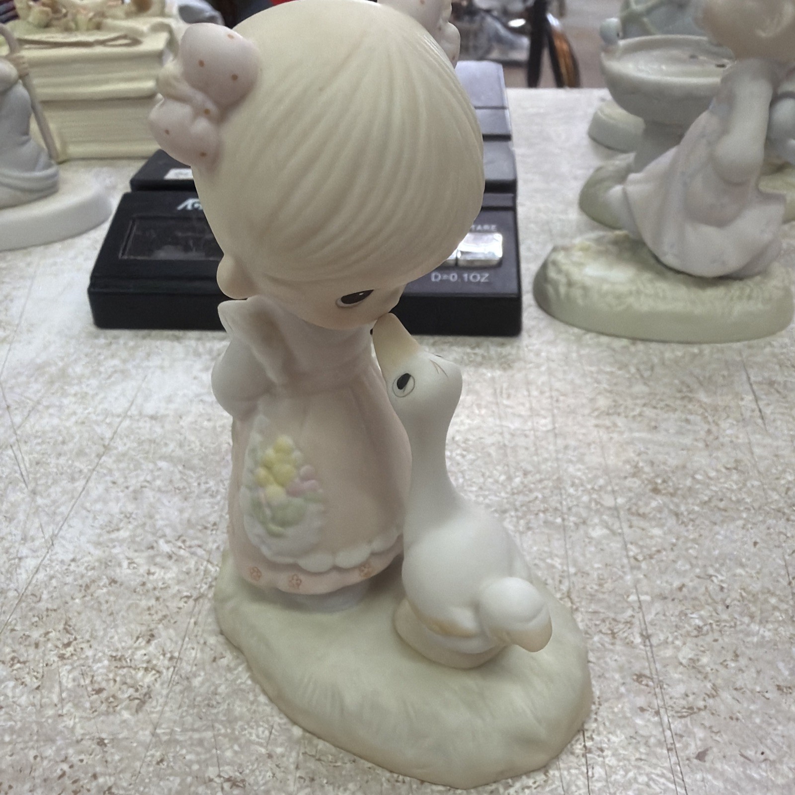 Precious Moments “Make A Joyful Noise” Girl With Goose 1978 E-1374/G