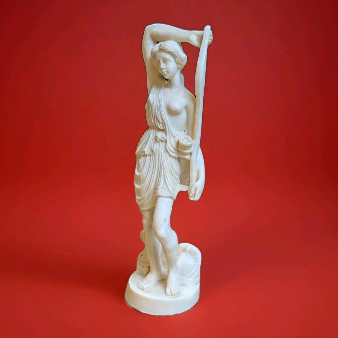 MCM Wounded AMAZON SCULPTURE Beautiful 9.5” Figurine Early Santini Italy