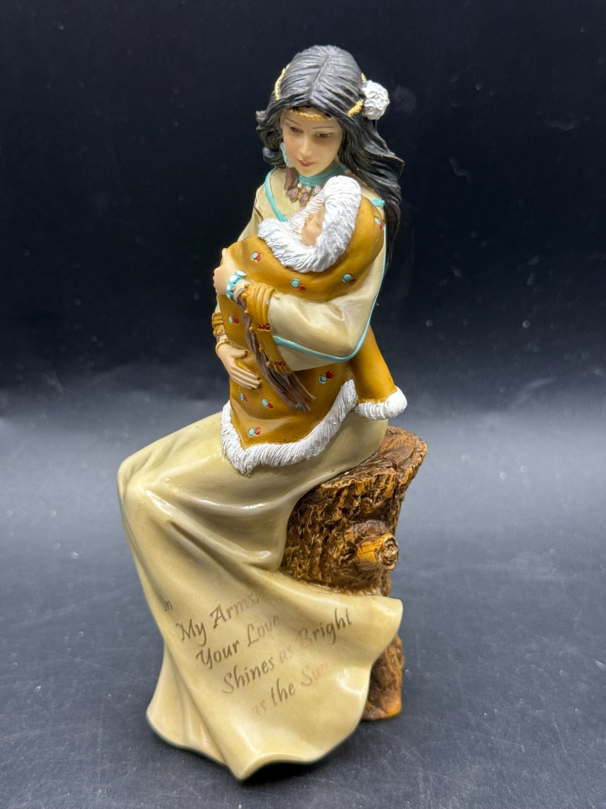 5.5″ In My Arms Your Love Shines as Bright as the Sun Statue Figurine