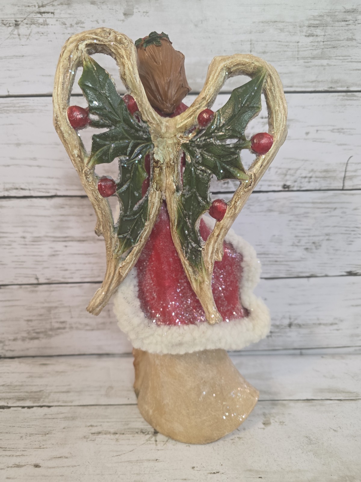 : Valerie Parr Hill Frosted Woodland Angel Figurine 12″ Deer Bunny Fox Owl QVC