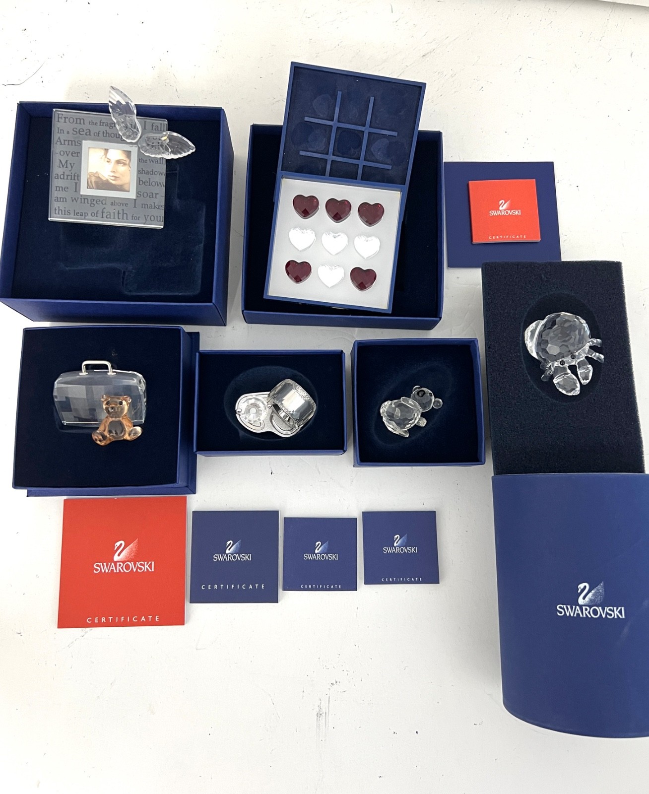 Swarovski 6 Pieces Crystal Miniature Figurines – Collection # 14