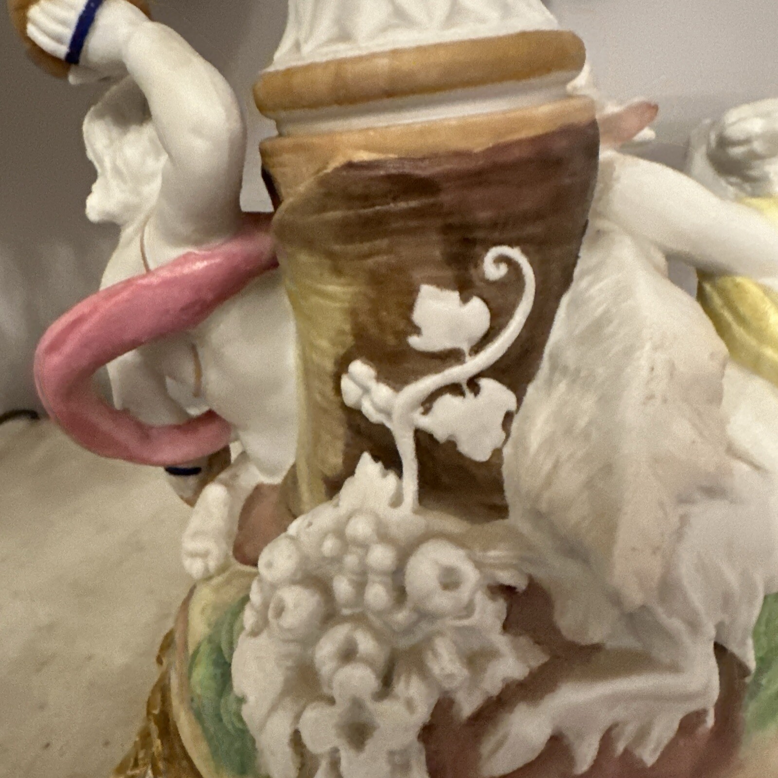Cherub Porcelain Compotes , 19TH Century -Antique Compotes
