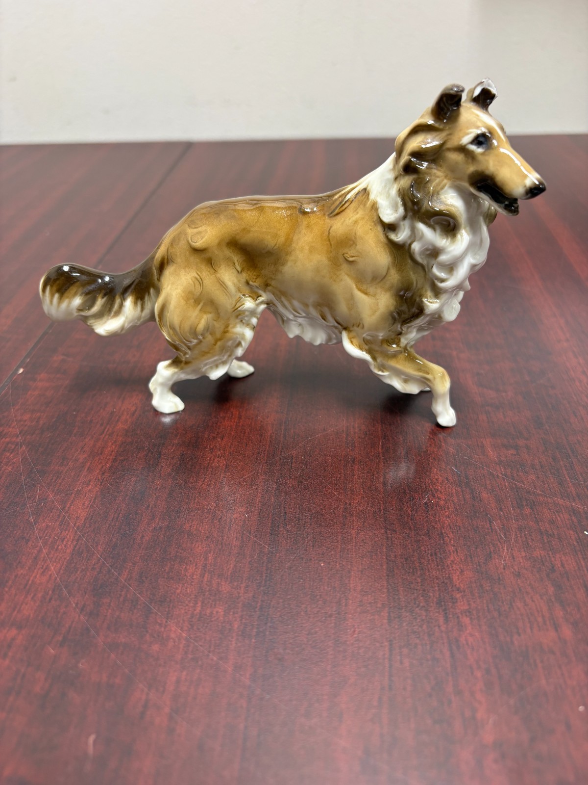 Hutschenreuther German Porcelain Rough Collie Figurine By: Hans Achtziger