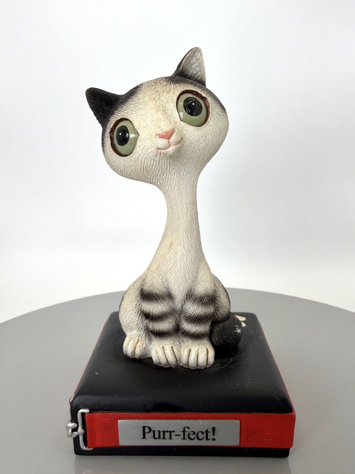 Twisted Whiskers…Because Life Can Be Ruff “Purr-fect!” Cat Figurine 6” Tall