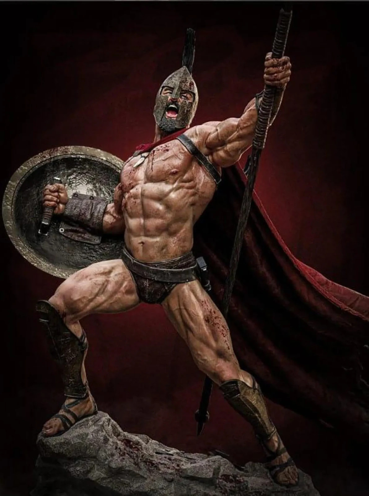 King Leonidas | Last Stand Edition | UNPAINTED | 1/6 Scale Resin Kit