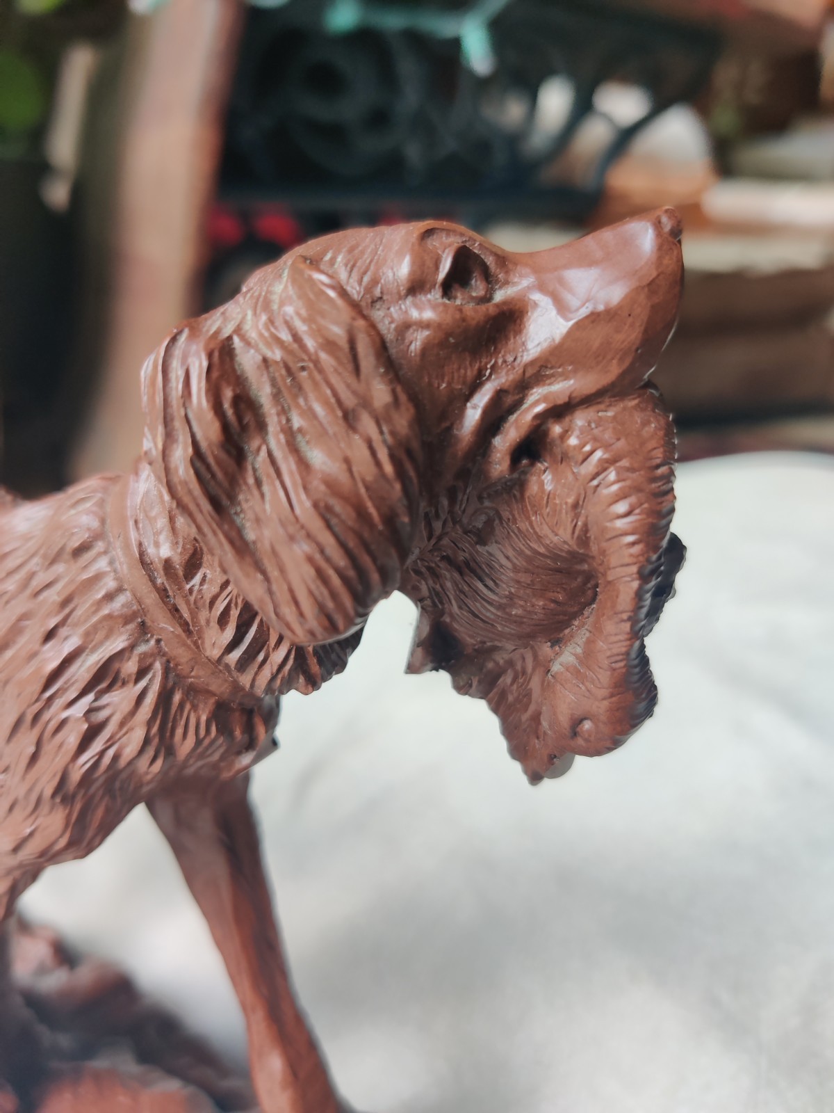 Bird Hunting Dog Retriever Figurine Brittany Spaniel Setter Red Mill 1992 USA