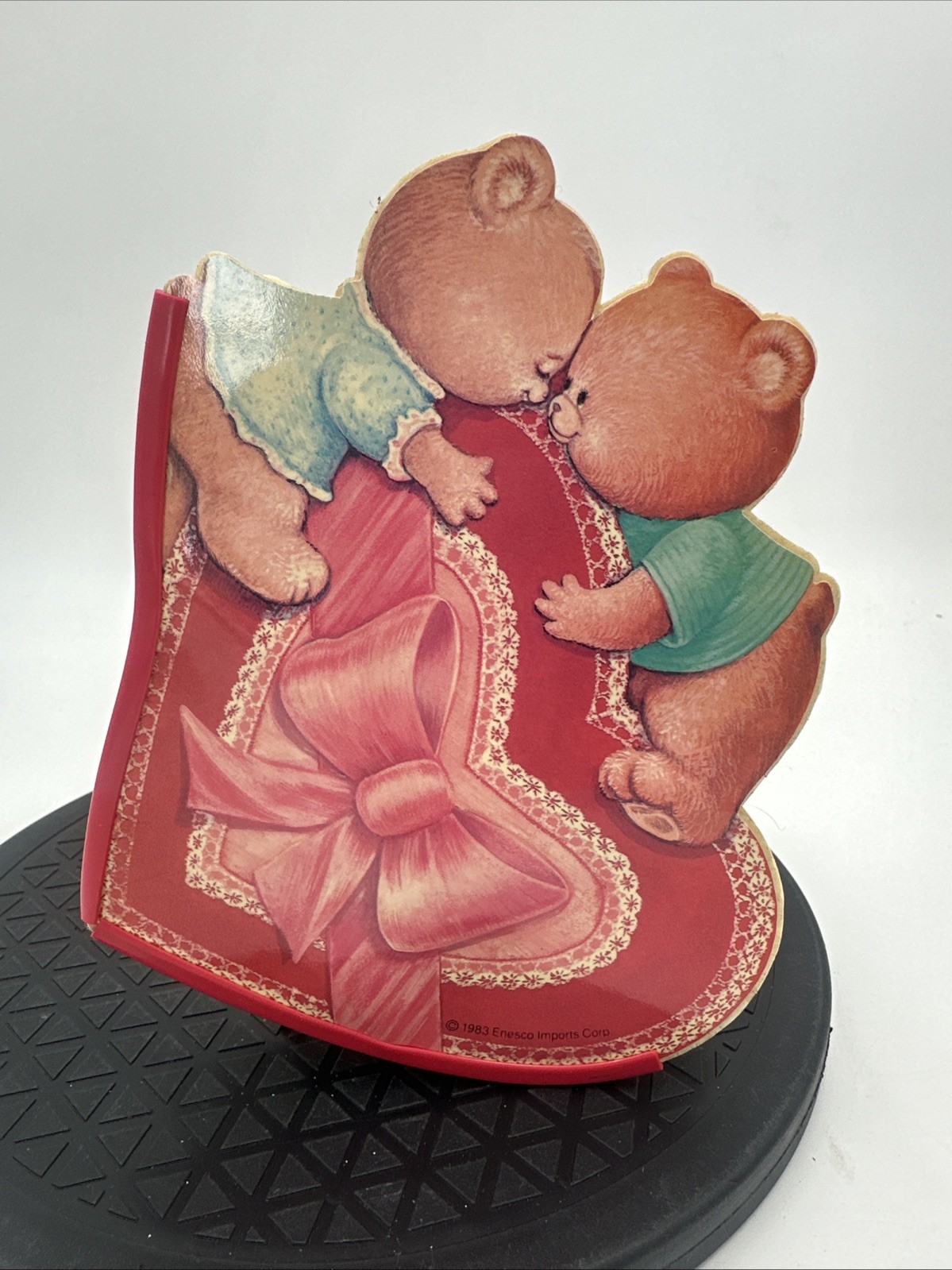 Vintage Rare Find Enesco 1983 Valentine’s Day Music Decor Bears