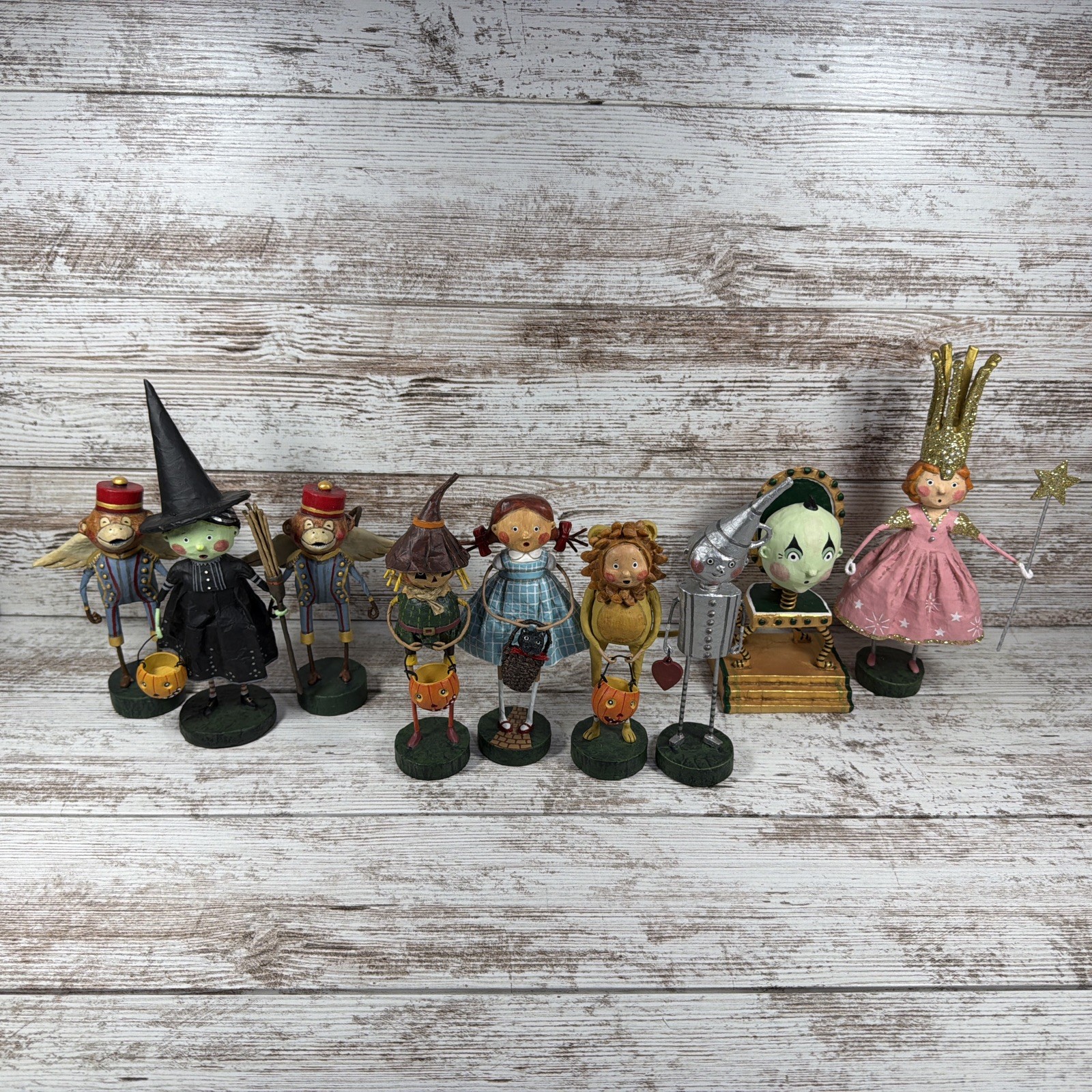 Lori Mitchell Figurines (Lot Of 9) Off to See the Wizard of Oz (with OEM Boxes)