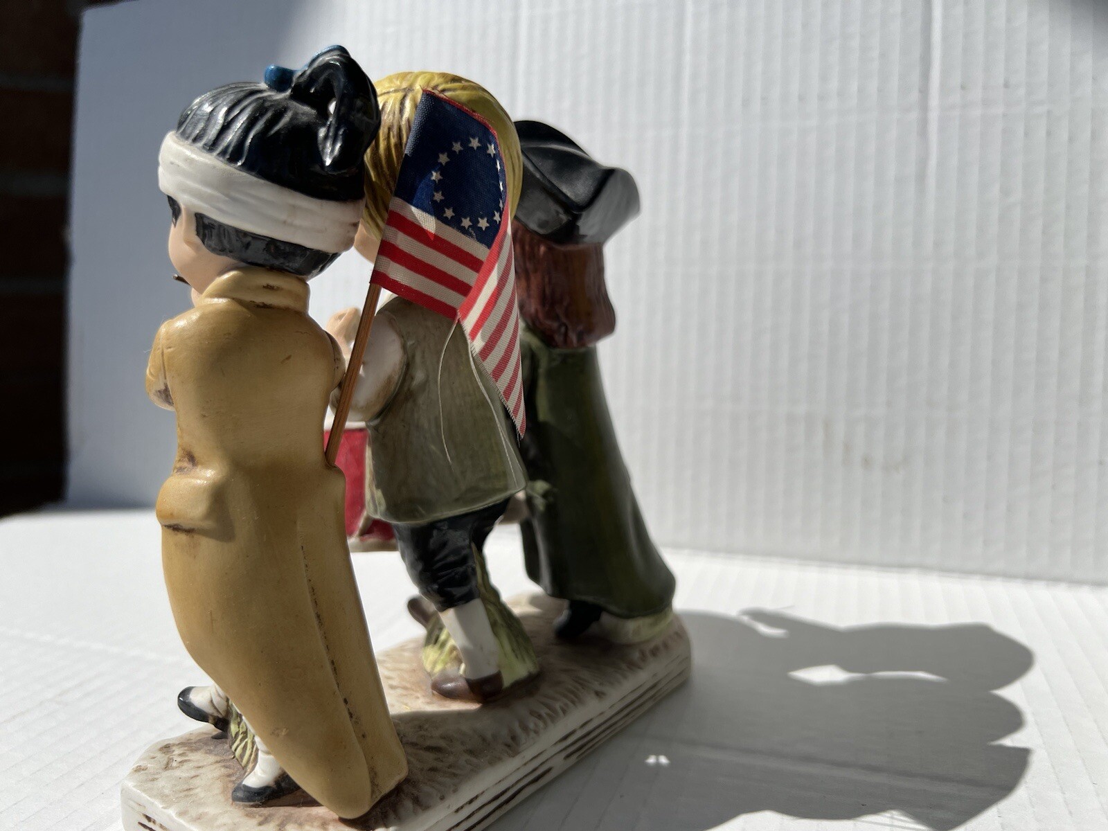 Gorham Moppets My Country Tis of Thee Figurine Drummers Flag Corp 1976