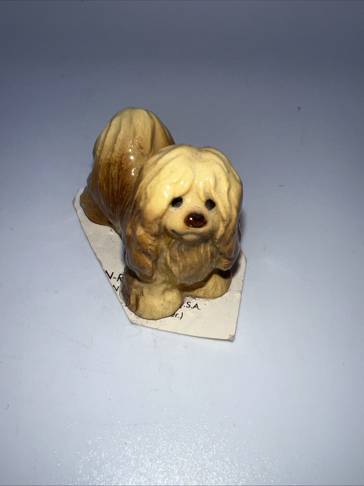 Hagan-Renaker Lhasa Apso Dog Miniature 1.75 in Light Brown