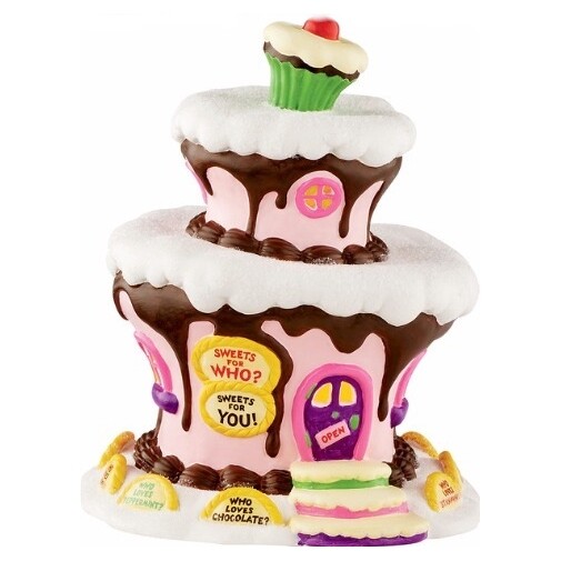 Department 56 Dr Seuss Grinch Villages Whoville Sweet Shop Lit Building 4053063