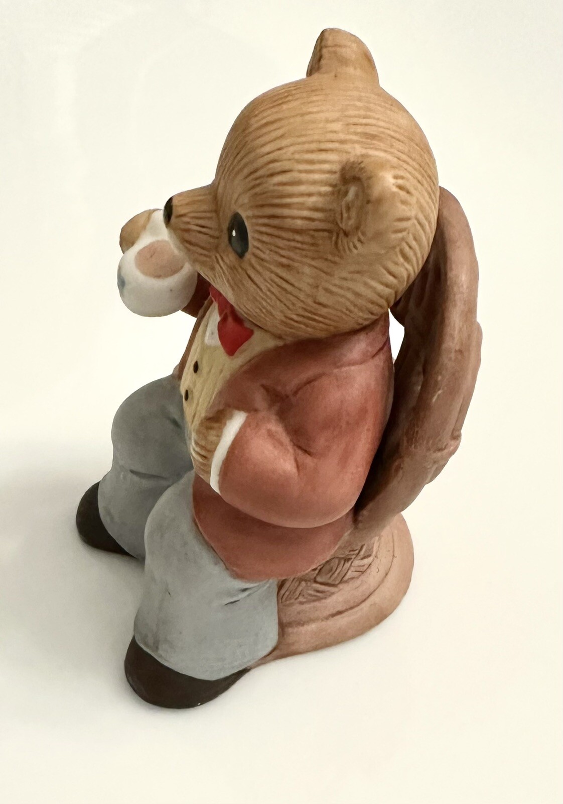 Vintage Homco Bear Tea Time #1401