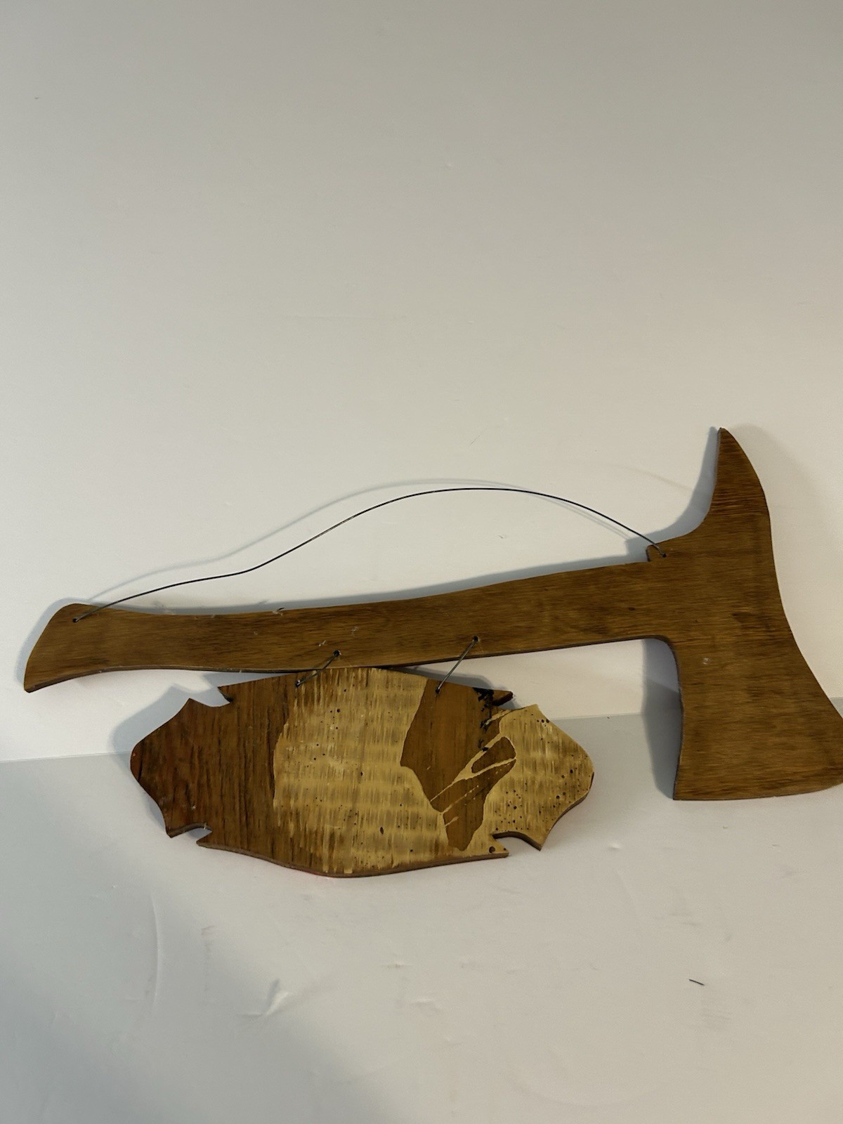 Whimsical Fire Axe With Signage Attached