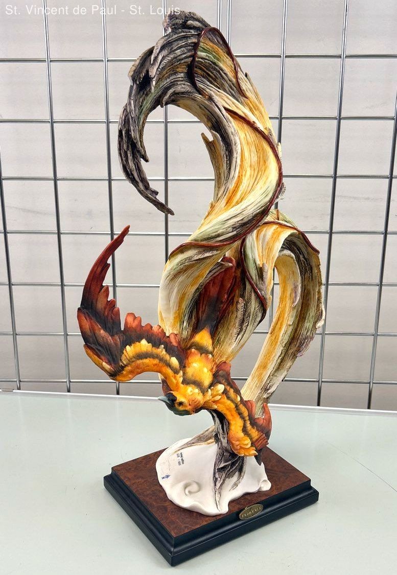 GIUSEPPE ARMANI “BIRD OF PARADISE” LARGE LIMITED EDITION FIGURINE 1988 658/5000