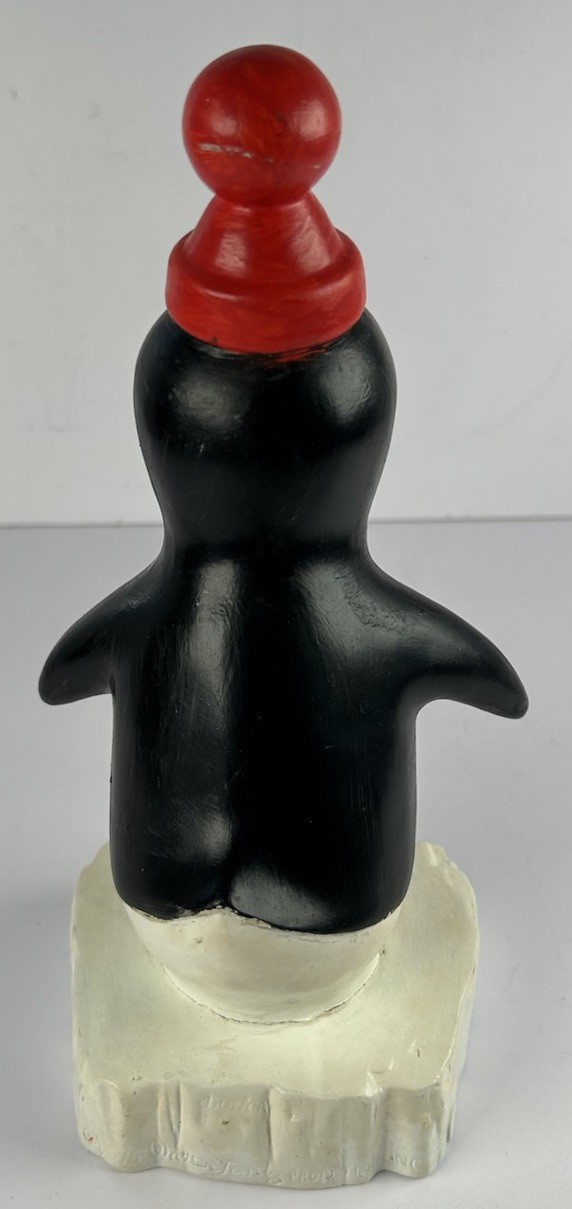 Vintage Chilly Willy Penguin Ceramic 9.5” H Statue Hand Painted 1975