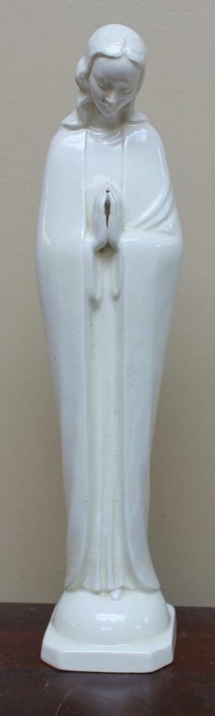 Goebel Hummel Praying Madonna HUM 46/1 46/I TMK3 White Gloss 11 1/4″ Tall