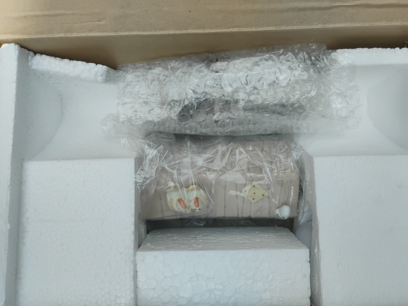 Precious Moments Noahs Ark Night Light and 2 Figures ENESCO Collection 1992 New!
