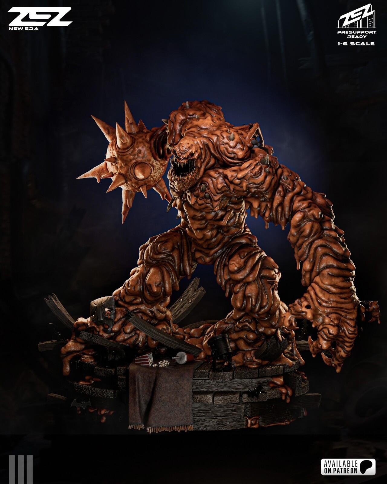 Clayface | 3 Switchouts | High Quality Unpainted Resin Garage Kit 1:8