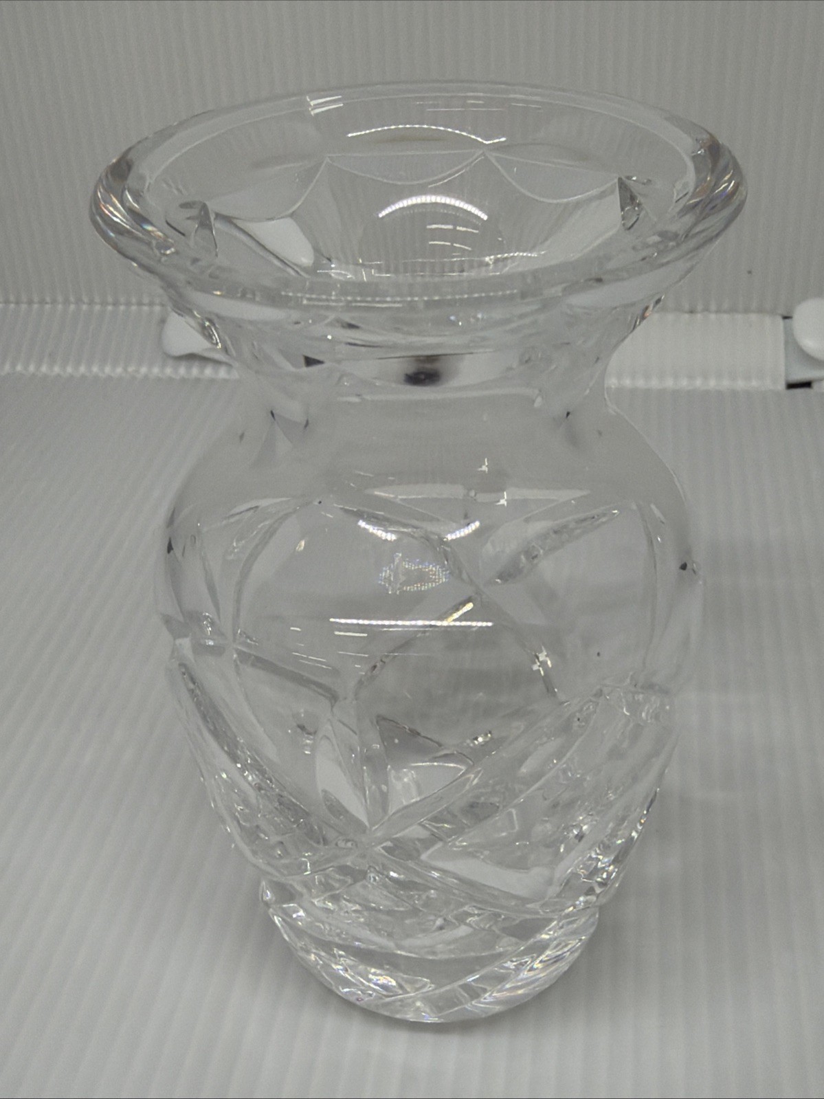 Vintage Waterford Society Posy Vase. 1995 4 1/8″ Cut Crystal From Ireland Marked