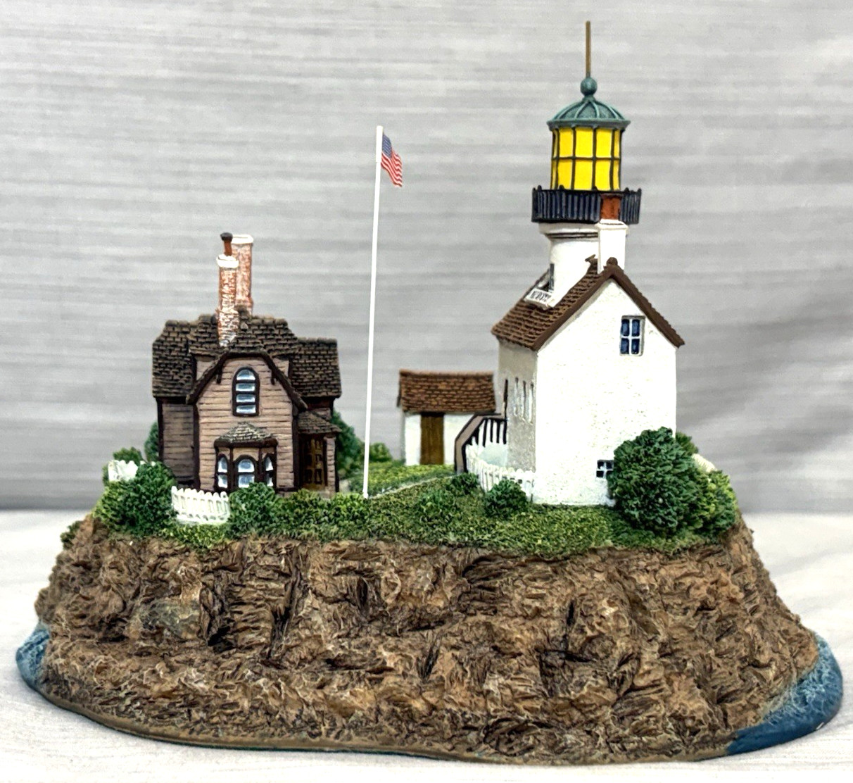Danbury Mint Lost Alcatraz Island Lighthouse Sculpture California