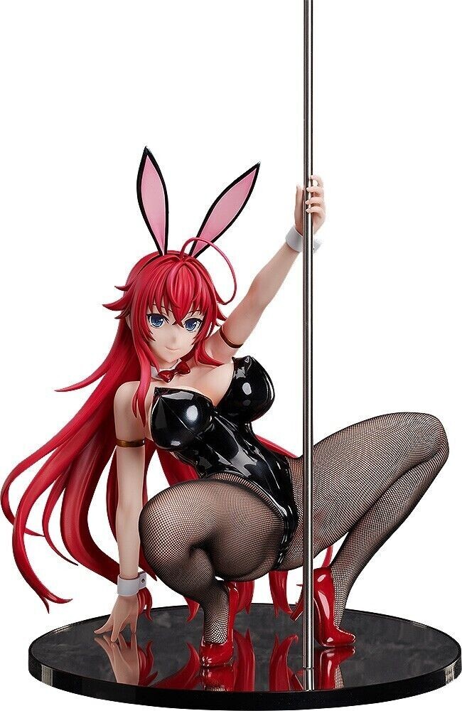 Anime High School D x D Rias Gremory Bunny 1/4 Scale PVC Figure New No Box 36cm