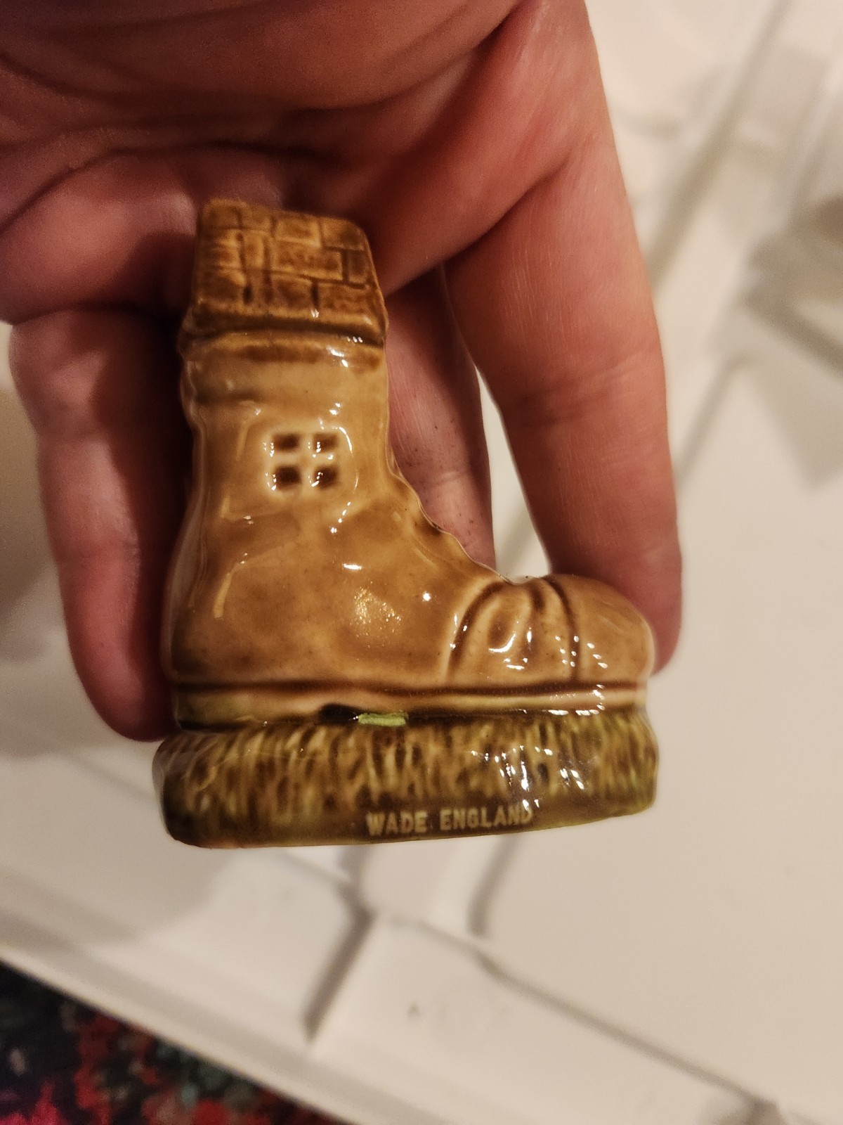 VTG Wade England Nursery Favourites No 20 Old Woman In A Shoe Figurine Box 1976