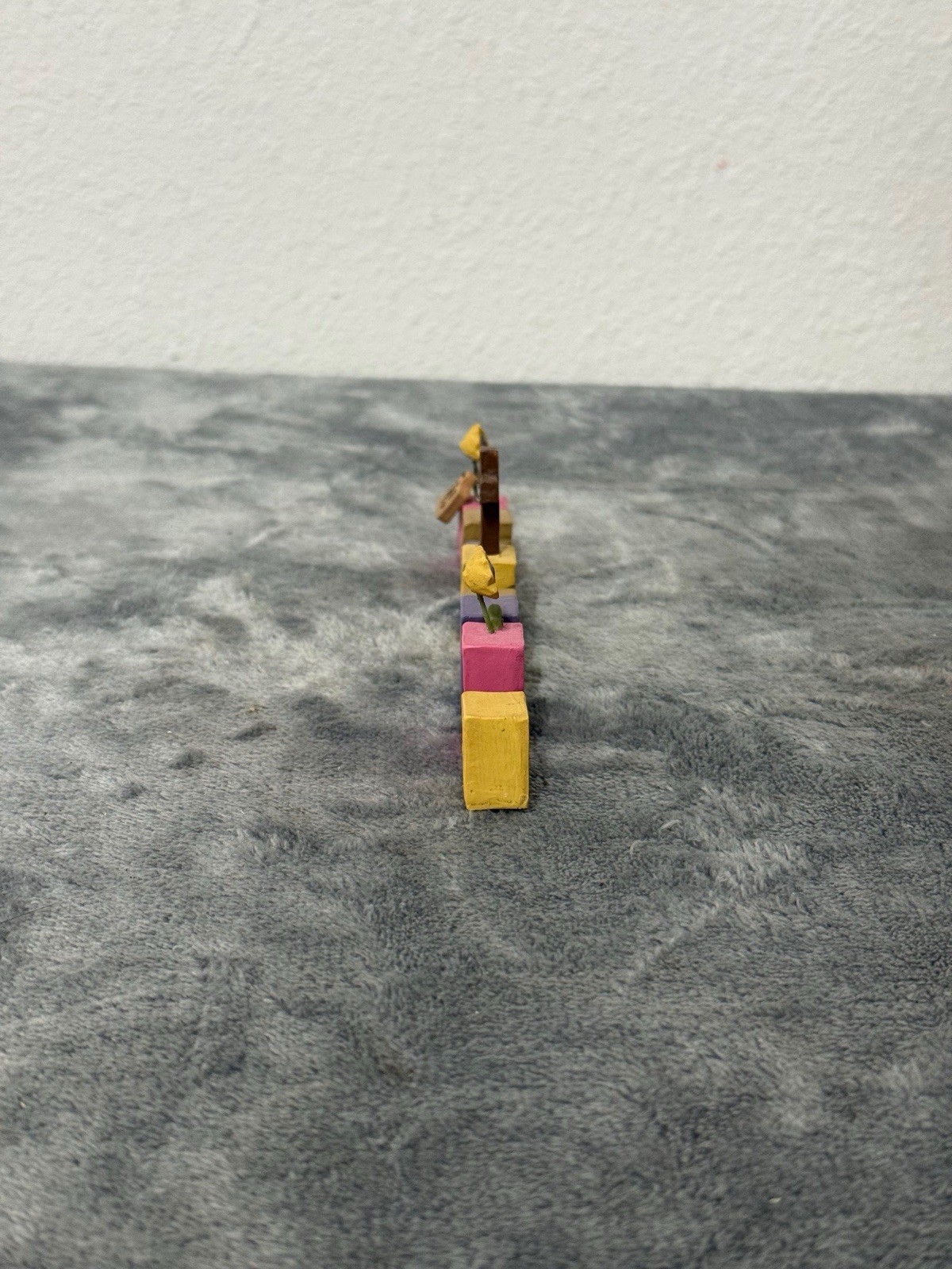 Alleluia Ceramic Figurines On Ceramic Blocks