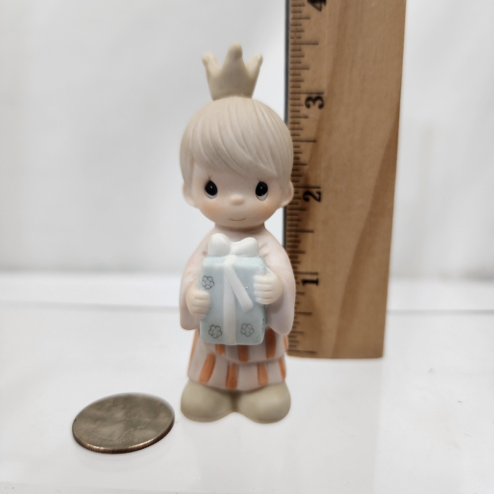 Precious Moments Nativity Come Let us Adore Him 3″ Miniature ’82 E2395 Wiseman 3