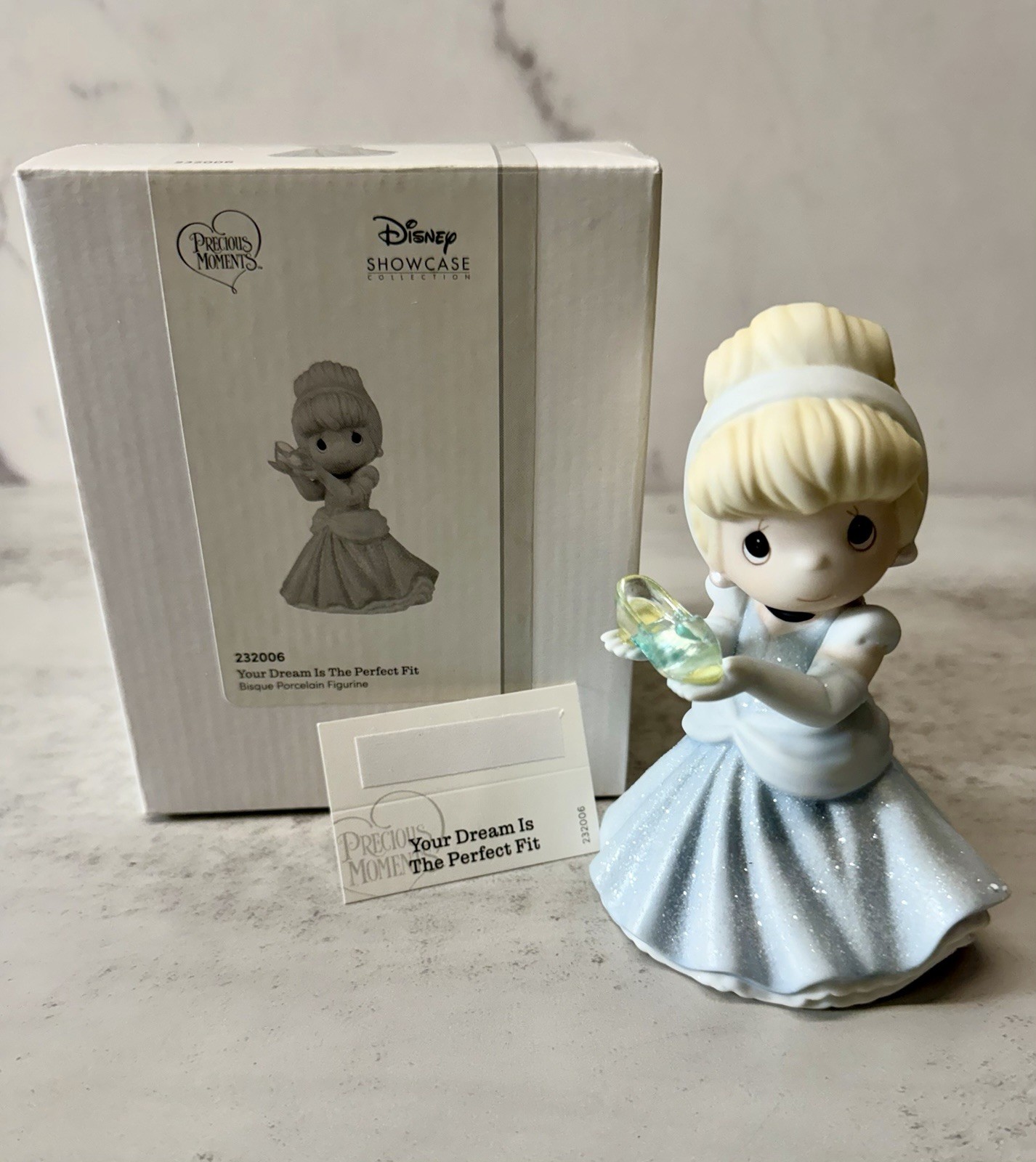 Disney Precious Moment Cinderella Your Dream Is The Perfect Fit 232006 New W Box