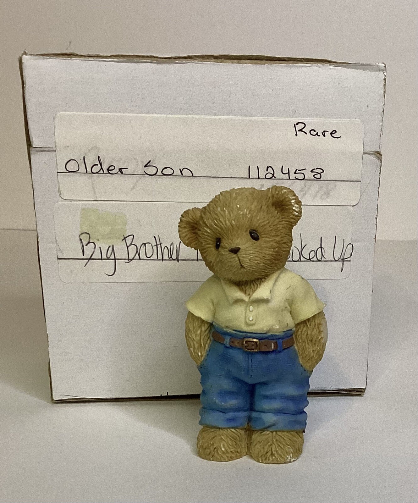 2001 Cherished Teddies BIG BROTHER TO LOOK UP TO 112458