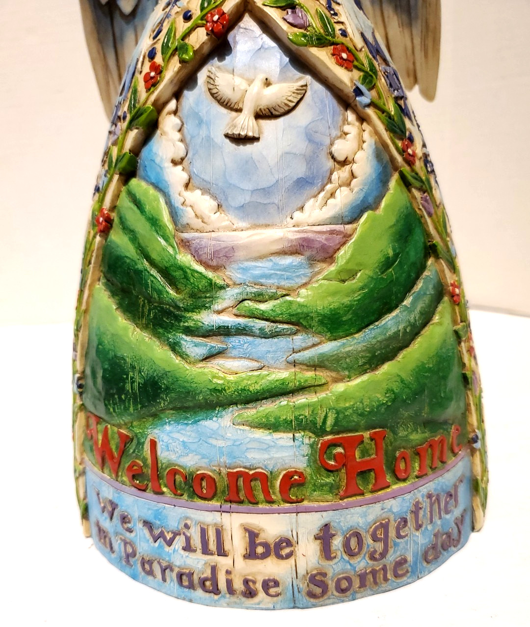 Jim Shore Peaceful Journey Angel Welcome Home 11″