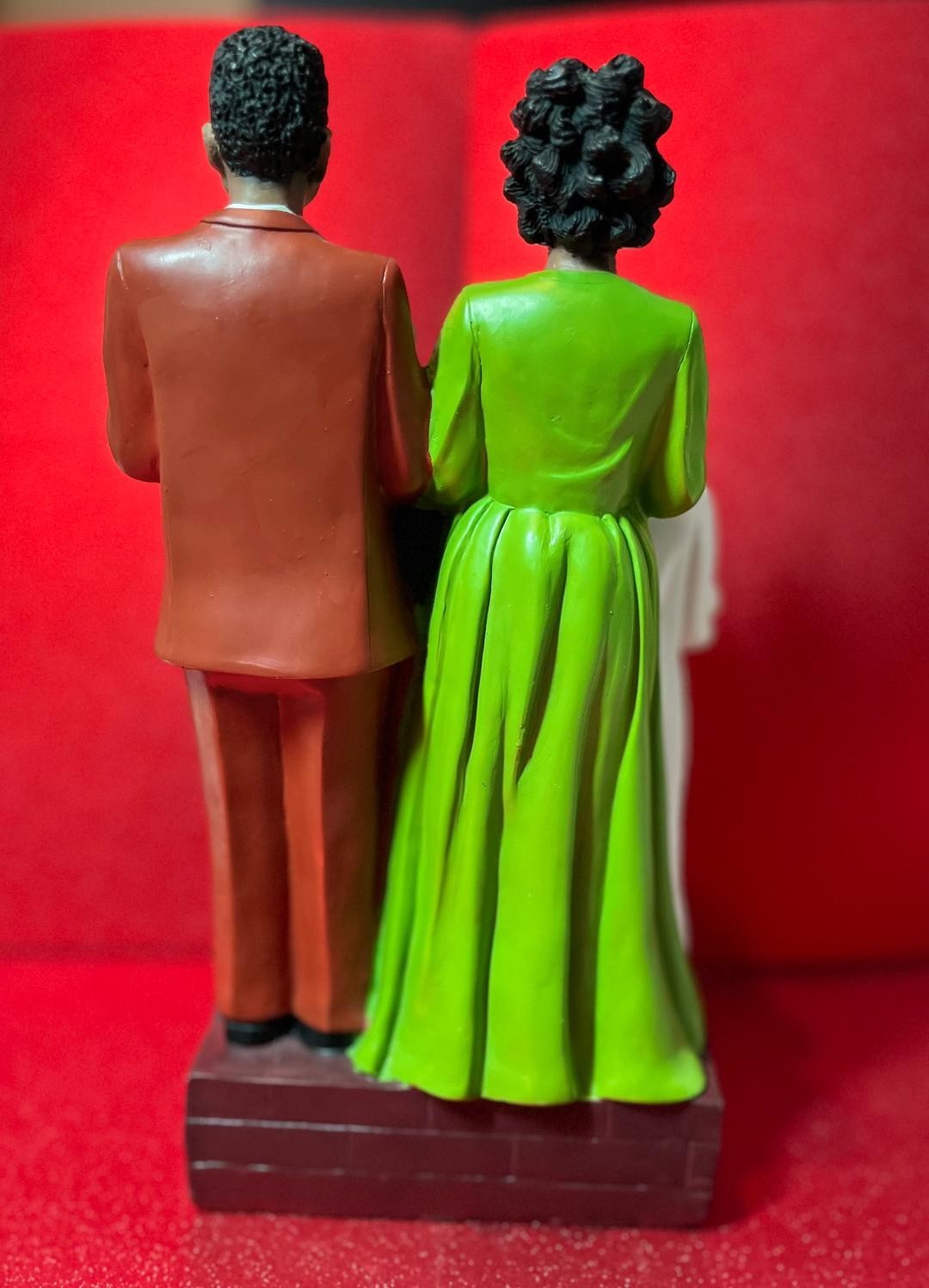 VTG 10″ AFRICAN AMERICAN CHURCH CHOIR FIGURINES