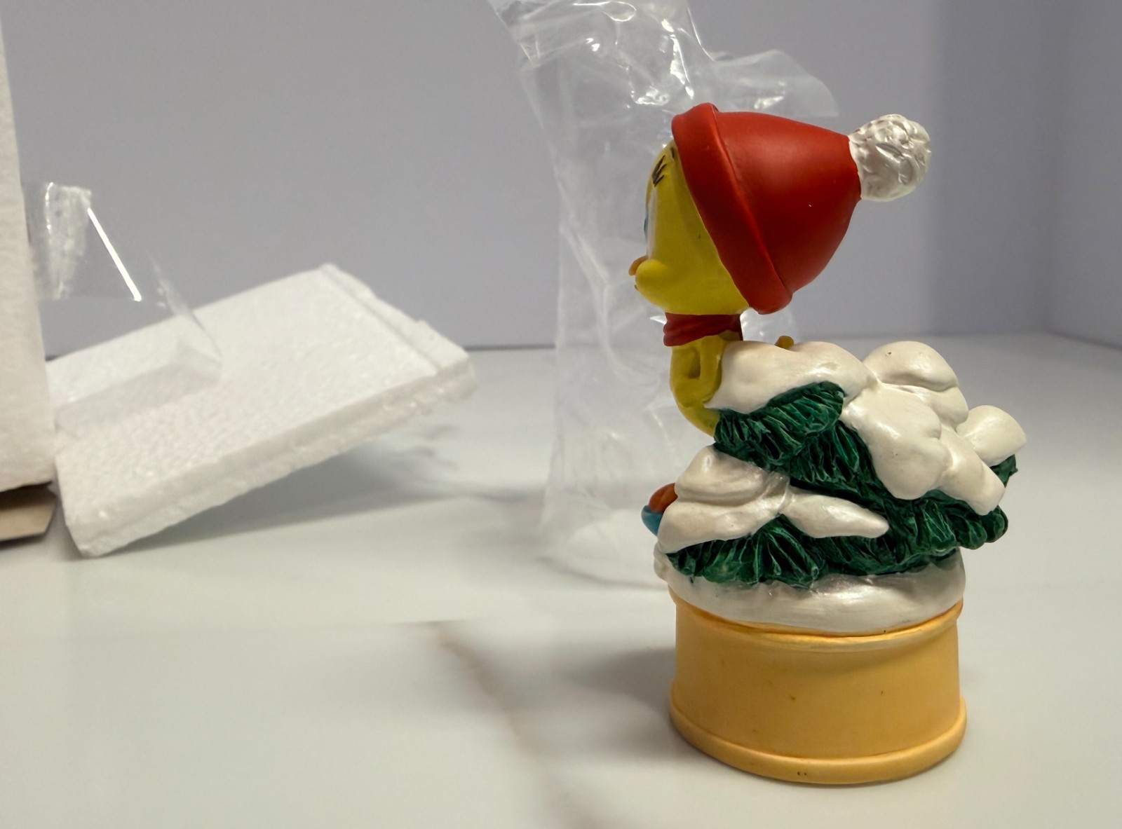 Vtg Lenox Tweety Bird Thimble Looney Tunes w/ Box