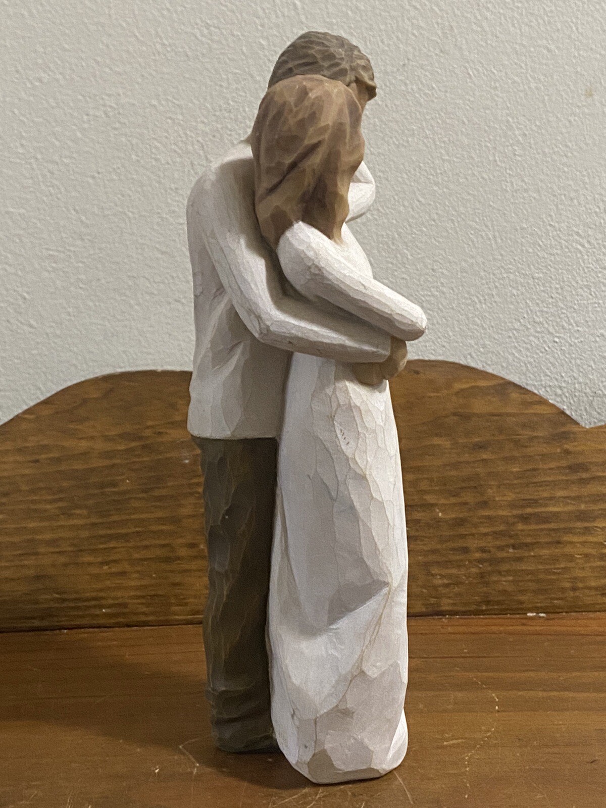 Willow Tree ” Together ” Man & Woman Couple Susan Lordi Hand-Painted Figurine 9″