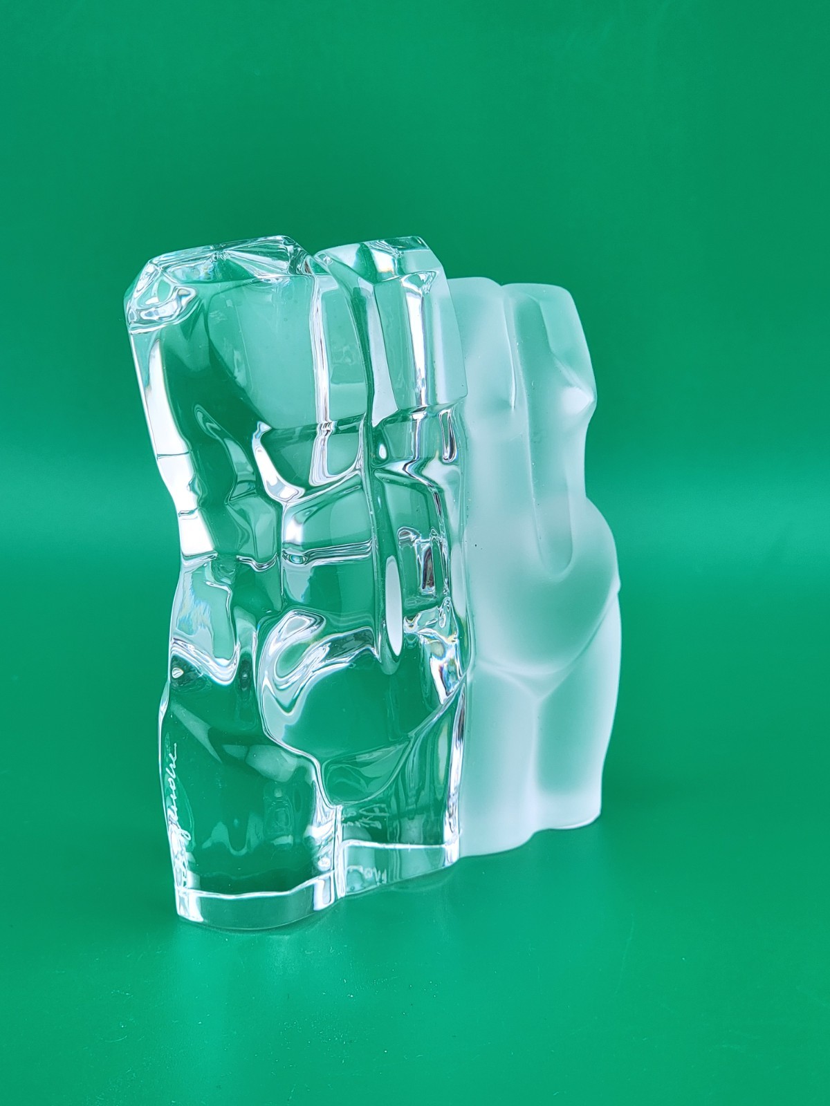 DAUM M. LEGENDRE MAN AND WOMAN ‘UN HOMME ET UNE FEMME’ TORSO SCULPTURE