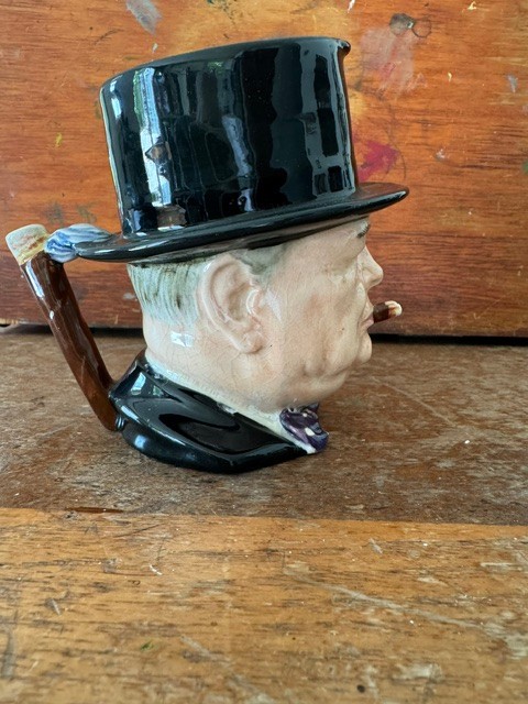Vintage Winston Churchill Toby Mug “The Man of the Year”