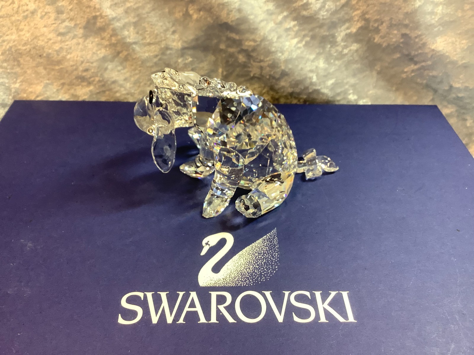 Swarovski Disney Set: Winnie the Pooh, Eeyore, Piglet, Tigger, & Plaque. MIB+COA