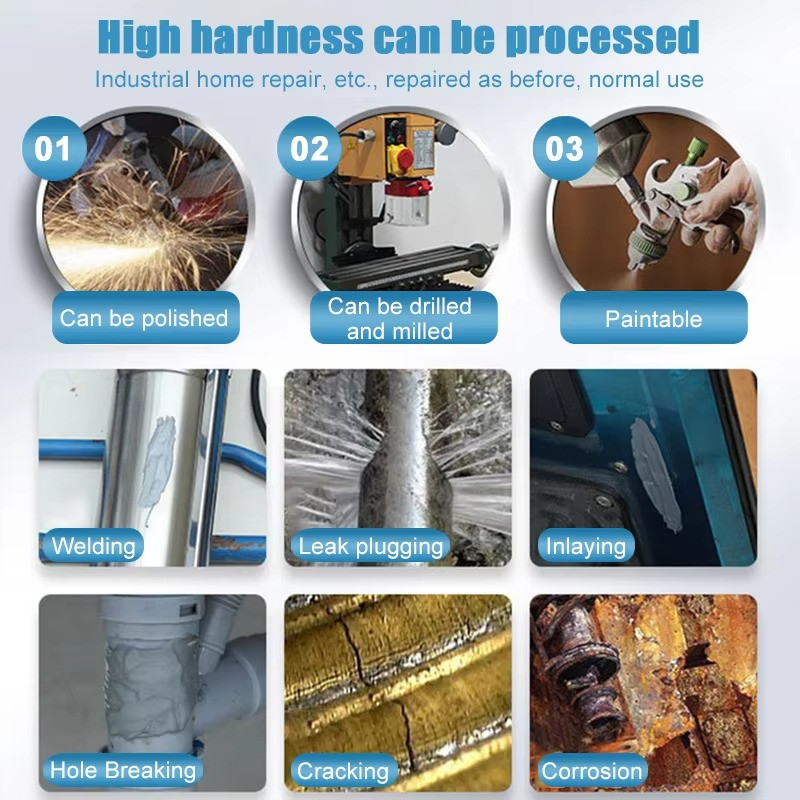 AB Casting Repair Glue High Temperature Liquid Metal Welding Filler 20g