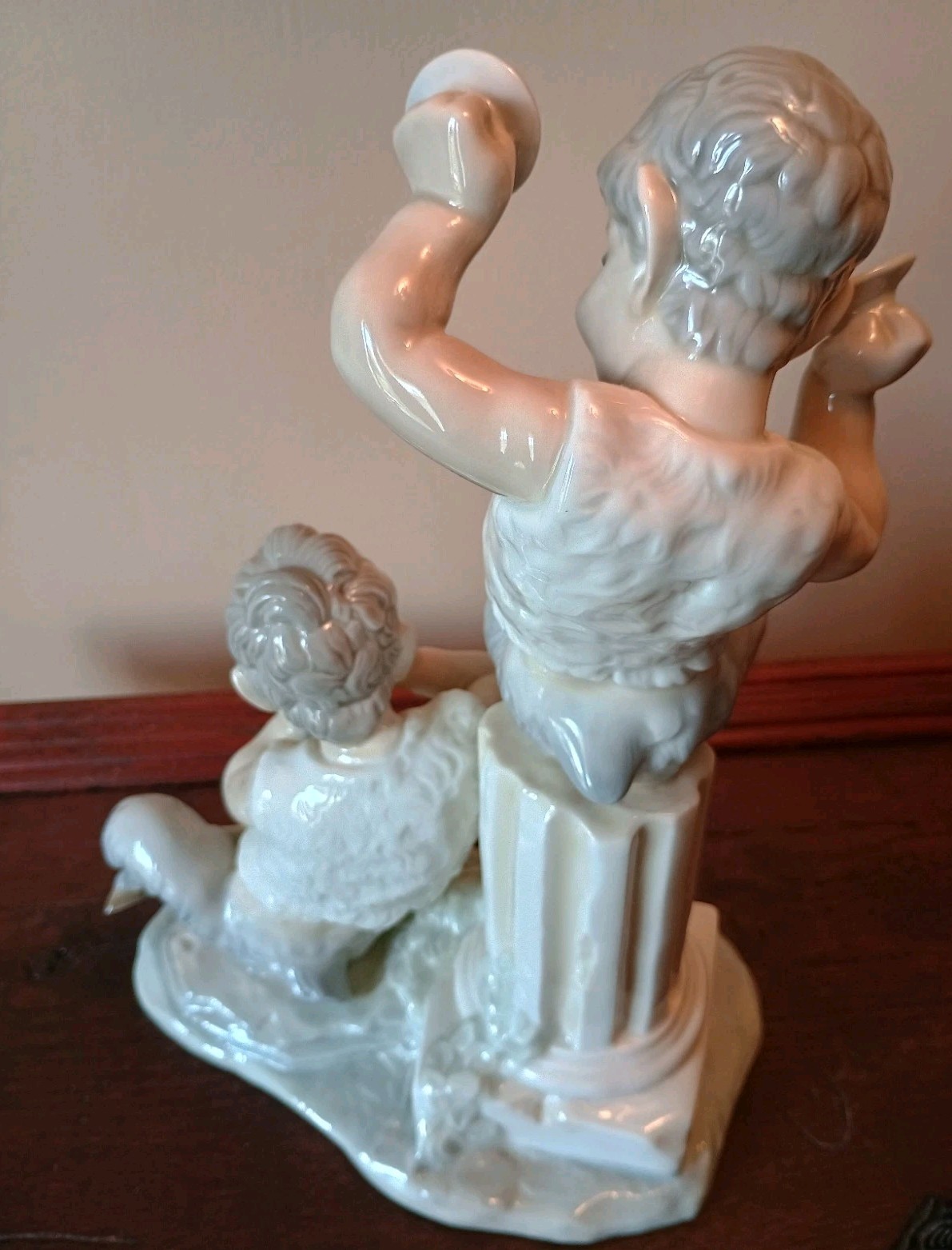 Rare Porcelain Lladro Satyrs Fauns Group Figure 1008 Mythology Fulgencio Garcia