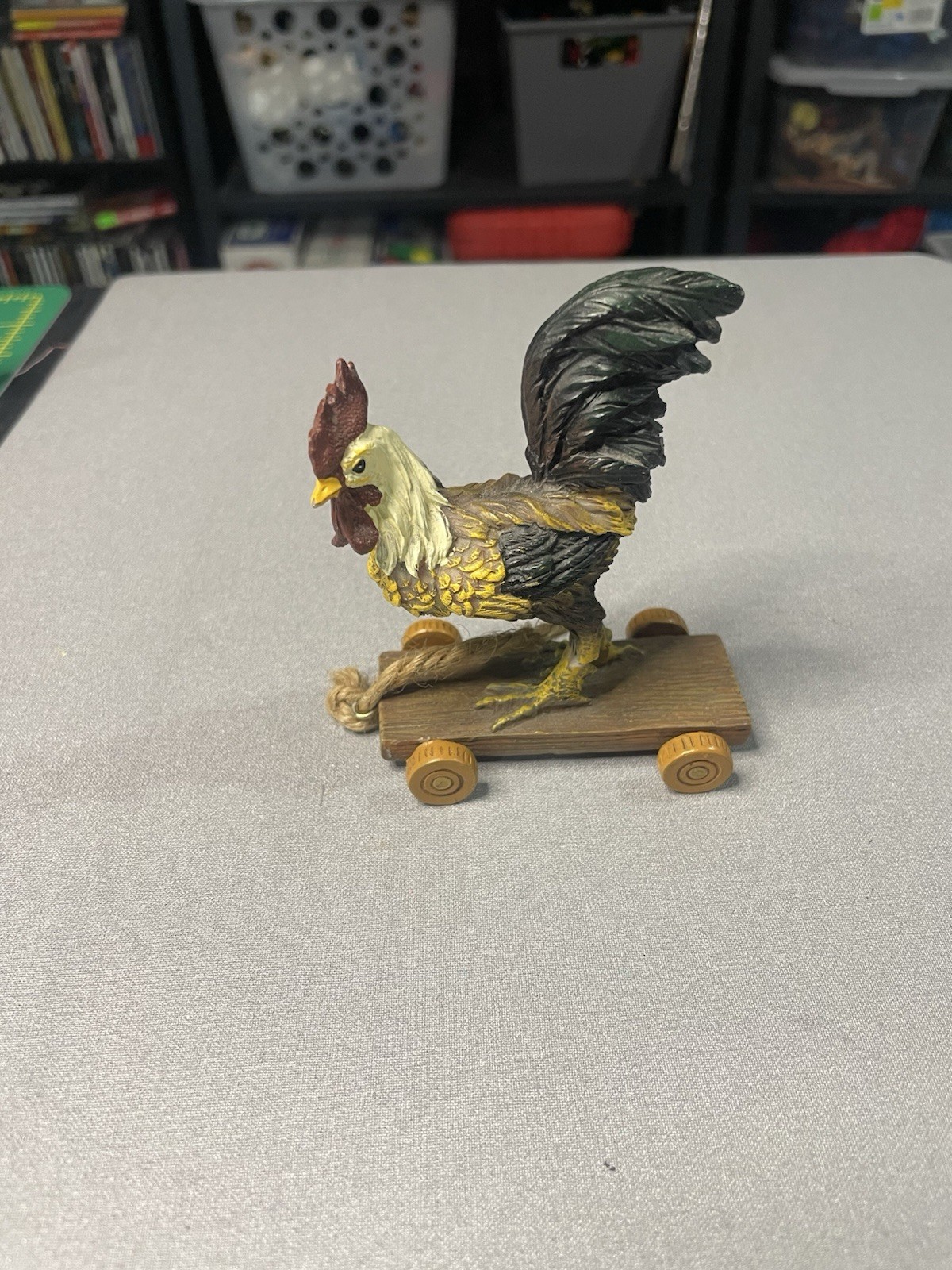 Roaster Figurine By Ganz Made In China.. Please See All Pics- Does Have 2 Cracks