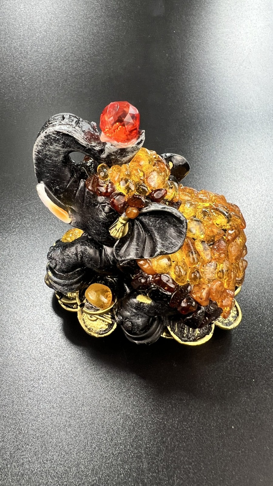 Elephant Collection Baltic Amber Figurine — Made in USA | KIZIMA®