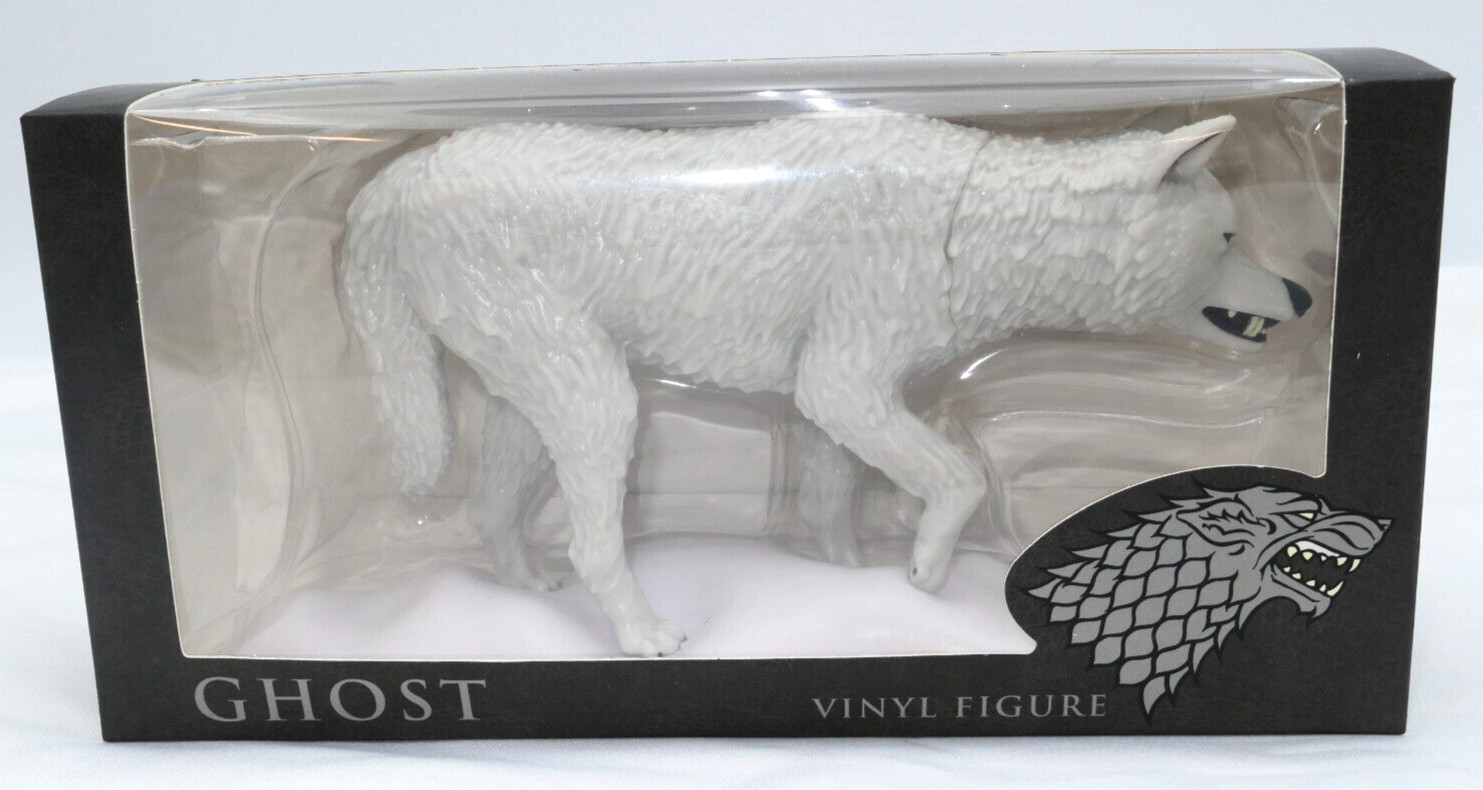 NEW Culture Fly Game of Thrones GHOST Vinyl White Wolf Figurine Figure & Box