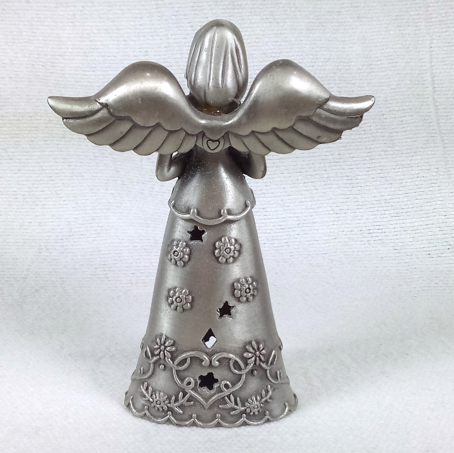 Ganz Pewter Faithful Angel with Star – 3.5 inch Figurine Ornament