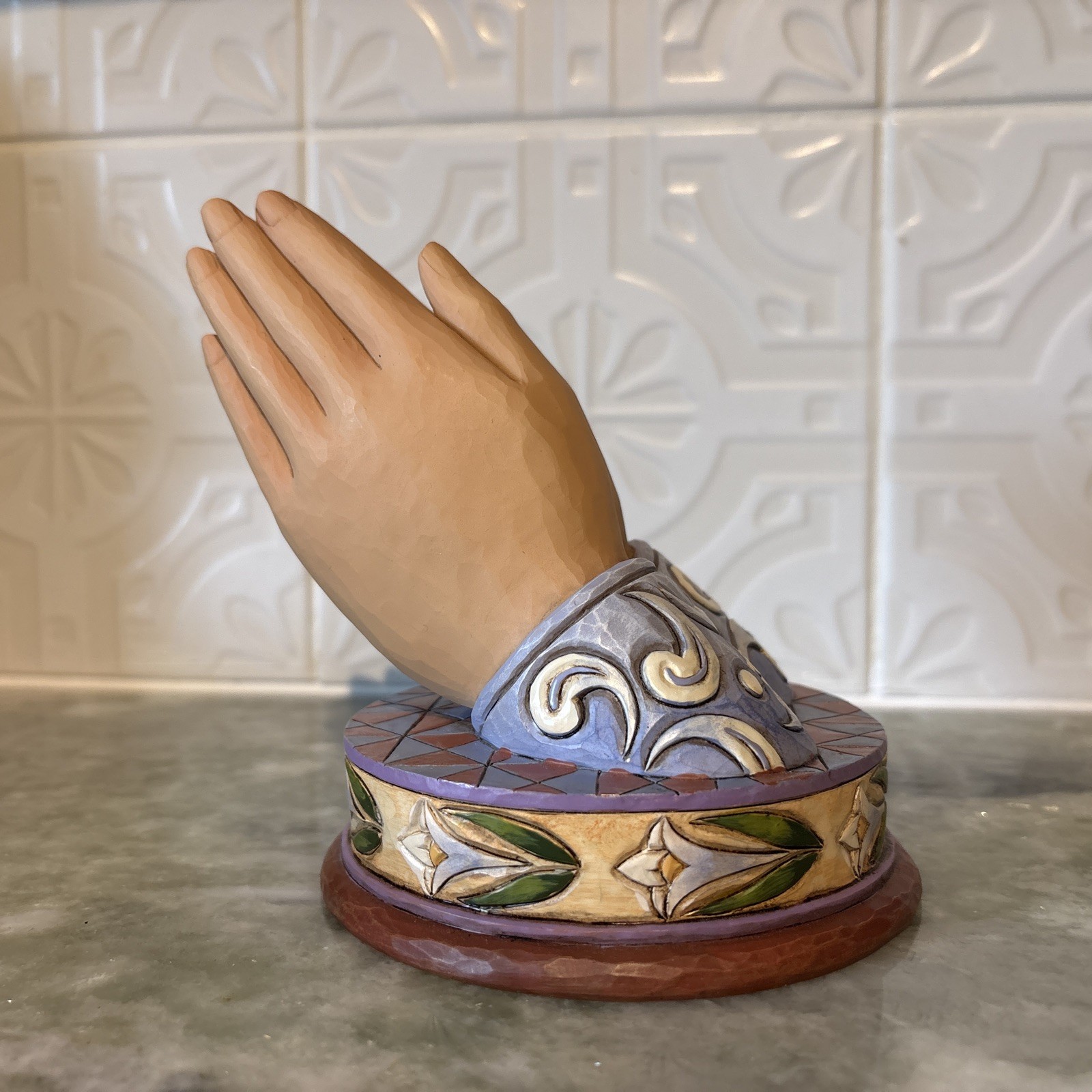JIM SHORE To Thee I Pray Figurine 2010 Praying Hands Enesco 4020606 Religious