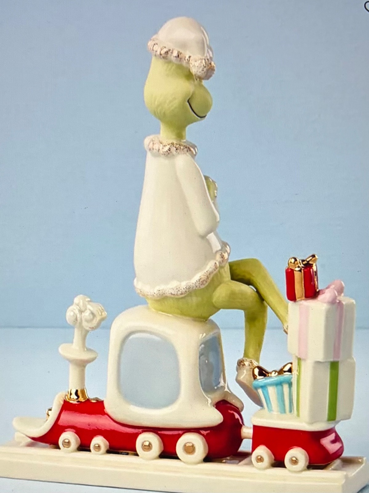 Lenox Christmas All Aboard With Mr Grinch Train 2025 843353 Figurine Collectible