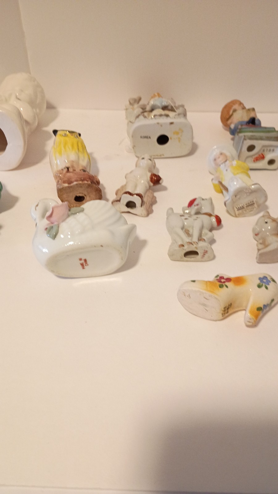 Lot of 18 Collectible Vintage Porcelain Figurines Various Known Brands